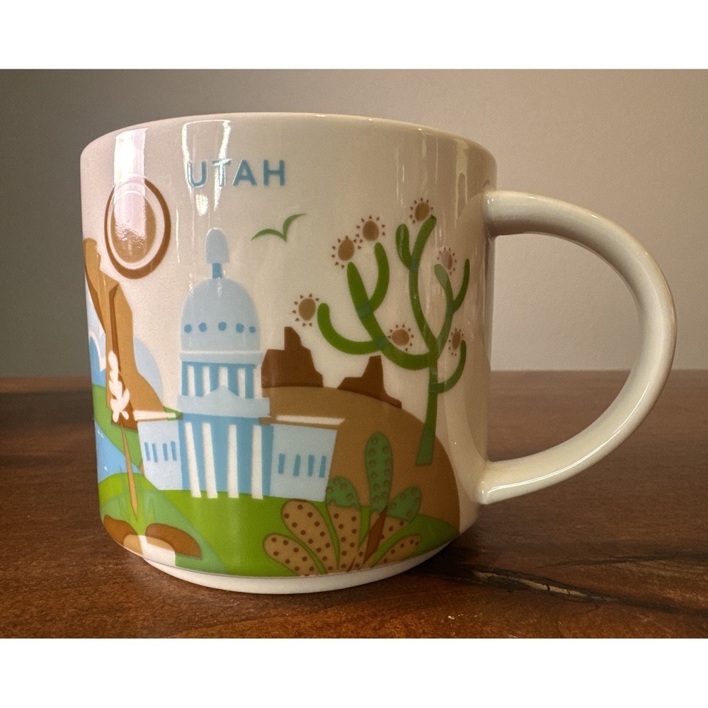 2013 Starbucks Utah You Are Here Collection Coffee Mug 14oz